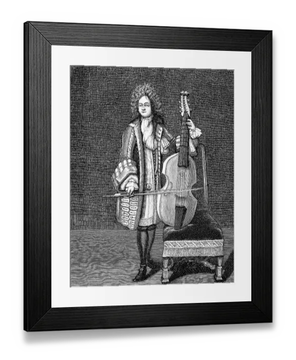 Framed Print : Historic drawing from the 19th century