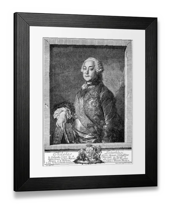 Framed Print : Historical drawing, Nicholas I Joseph or Prince Miklos Jozsef Esterhazy of Galantha Framed Print : Historical drawing, Nicholas I Joseph or Prince Miklos Jozsef Esterhazy of Galantha