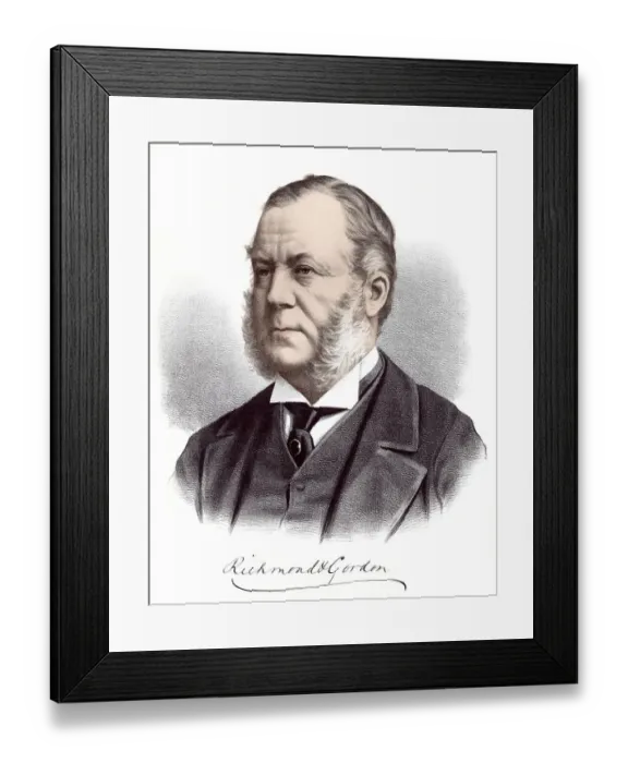 Framed Print : Historic chromolithography from the 19th century Framed Print : Historic chromolithography from the 19th century