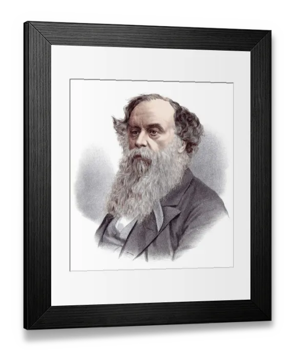 Framed Print : Historic chromolithography from the 19th century Framed Print : Historic chromolithography from the 19th century