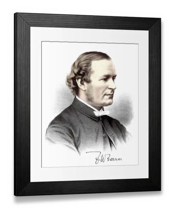 Framed Print : Historic chromolithography from the 19th century Framed Print : Historic chromolithography from the 19th century