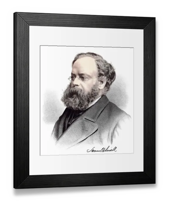 Framed Print : Historic chromolithography from the 19th century Framed Print : Historic chromolithography from the 19th century