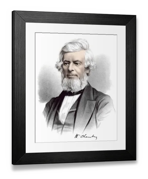 Framed Print : Historic chromolithography from the 19th century Framed Print : Historic chromolithography from the 19th century