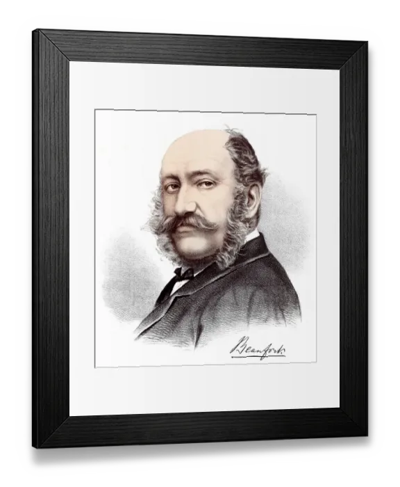 Framed Print : Historic chromolithography from the 19th century Framed Print : Historic chromolithography from the 19th century