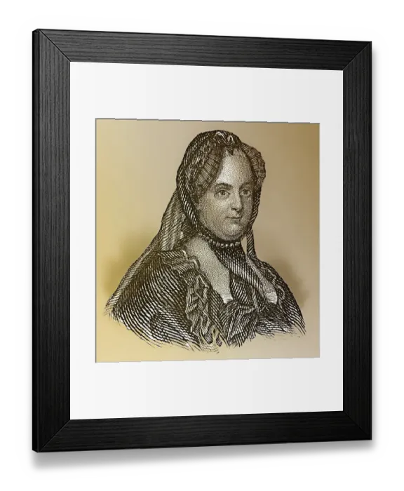 Framed Print : Portrait of Maria Theresa of Austria