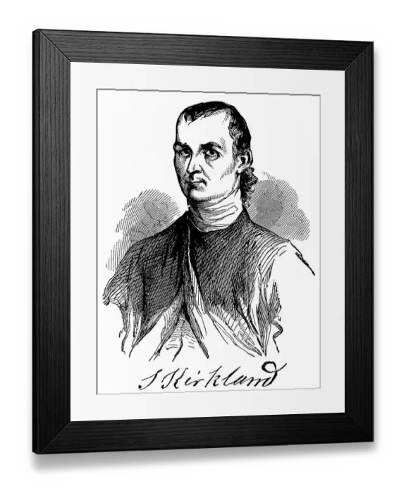 Framed Print : Historical drawing from the U.S