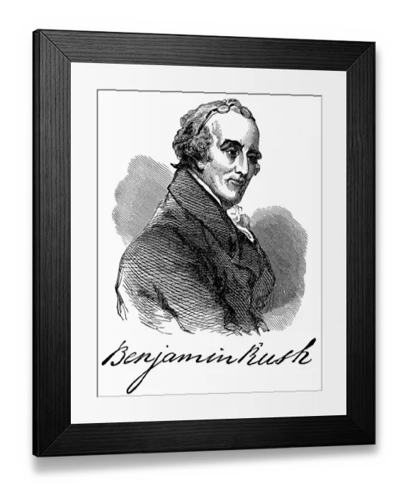 Framed Print : Historical drawing from the U.S