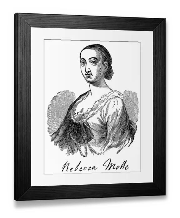 Framed Print : Historical drawing from the U.S