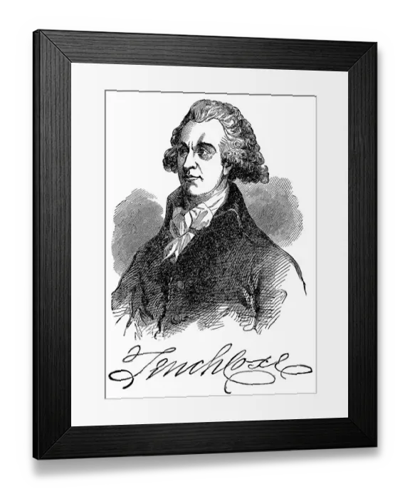 Framed Print : Historical drawing from the U.S