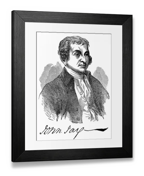 Framed Print : Historical drawing from the U.S