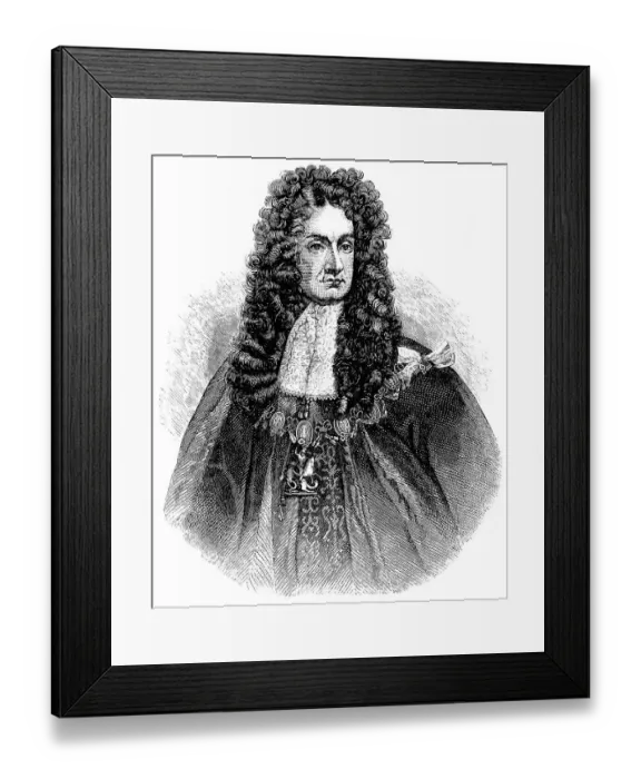 Framed Print : Portrait of Charles II, 1630 - 1685 Framed Print : Portrait of Charles II, 1630 - 1685