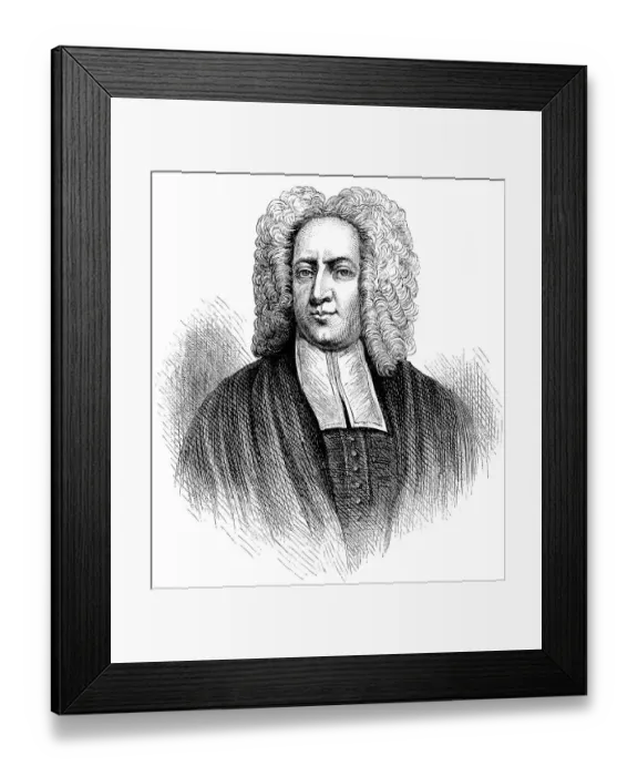 Framed Print : Historical drawing from the U.S
