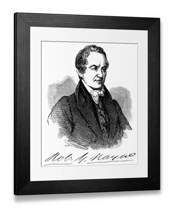 Framed Print : Historical drawing from the U.S