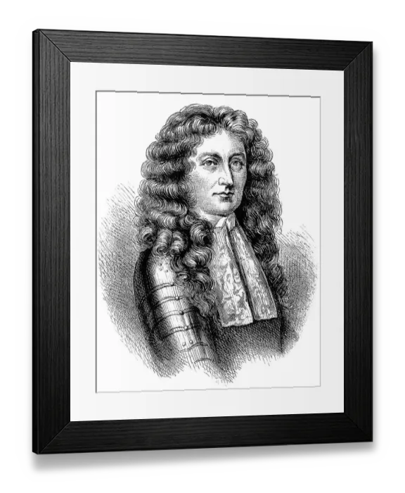 Framed Print : Historical drawing, US-American history Framed Print : Historical drawing, US-American history