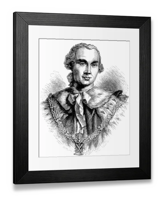 Framed Print : Portrait of John Stuart, 3rd Earl of Bute