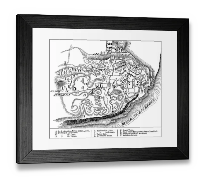 Framed Print : Historical drawing, US-American history Framed Print : Historical drawing, US-American history
