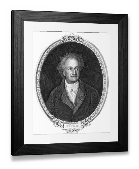 Framed Print : Historic steel engraving from the 19th century