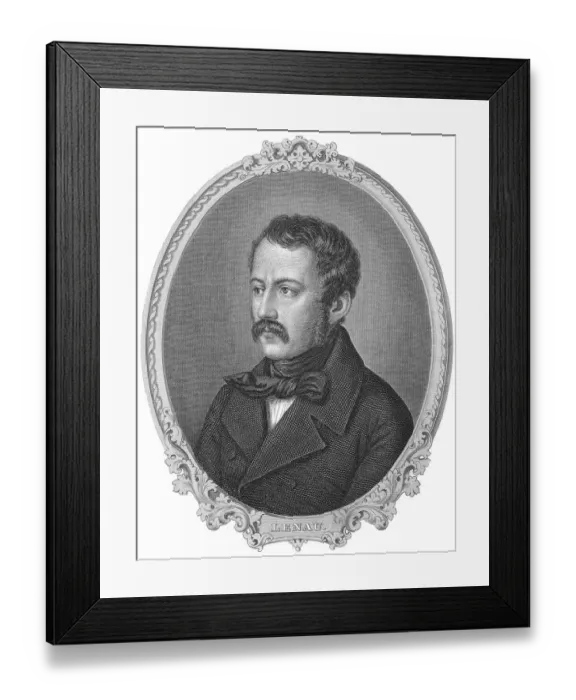 Framed Print : Historic steel engraving from the 19th century