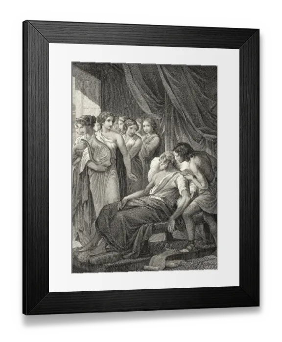 Framed Print : Historic steel engraving by Ferdinand Rothbart Framed Print : Historic steel engraving by Ferdinand Rothbart