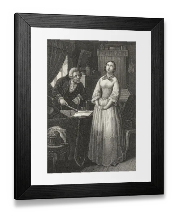 Framed Print : Historic steel engraving by Johann Baptist Wilhelm Adolf Sonderland Framed Print : Historic steel engraving by Johann Baptist Wilhelm Adolf Sonderland