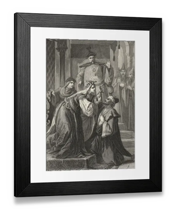 Framed Print : Historic steel engraving by Ferdinand Rothbart Framed Print : Historic steel engraving by Ferdinand Rothbart