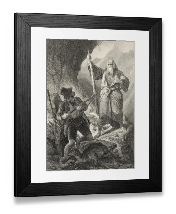 Framed Print : Historic steel engraving by Ferdinand Rothbart Framed Print : Historic steel engraving by Ferdinand Rothbart