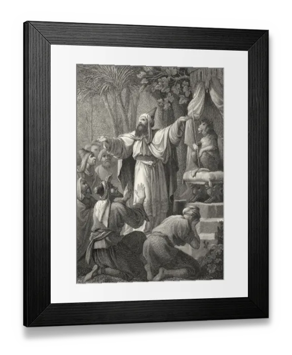 Framed Print : Historic steel engraving by Ferdinand Rothbart Framed Print : Historic steel engraving by Ferdinand Rothbart