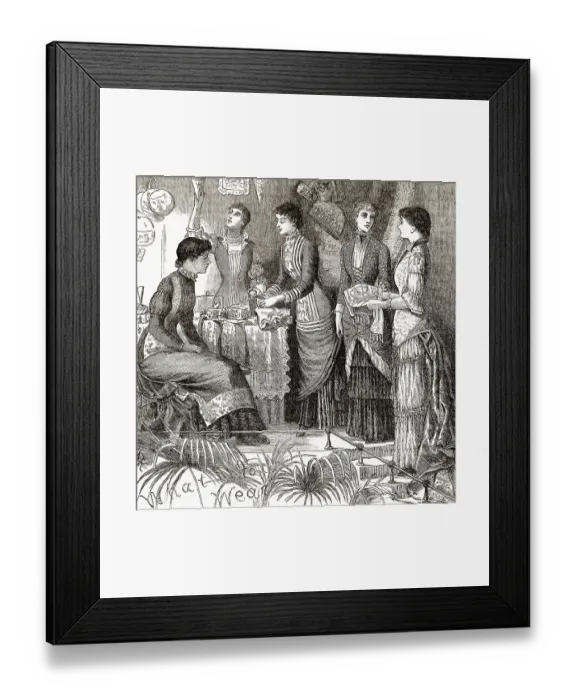 Framed Print : Historical drawing from England