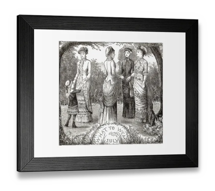 Framed Print : Historical drawing from England Framed Print : Historical drawing from England