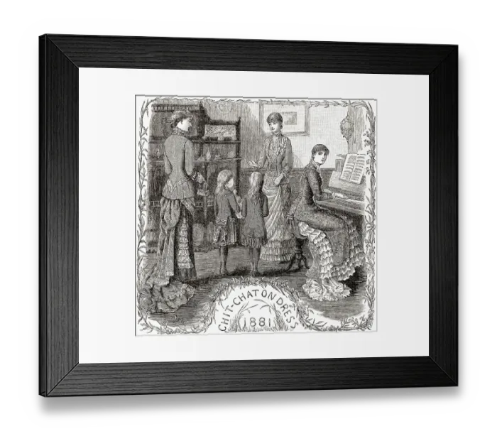 Framed Print : Historical drawing from England Framed Print : Historical drawing from England