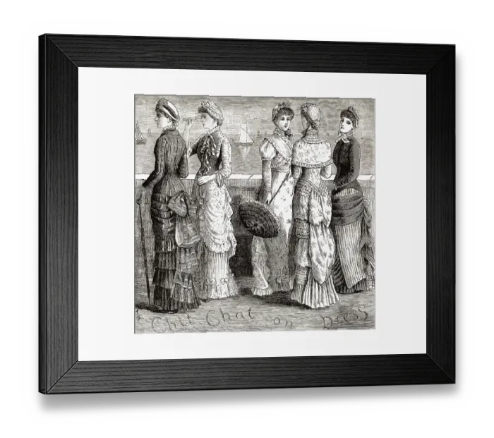 Framed Print : Historical drawing from England