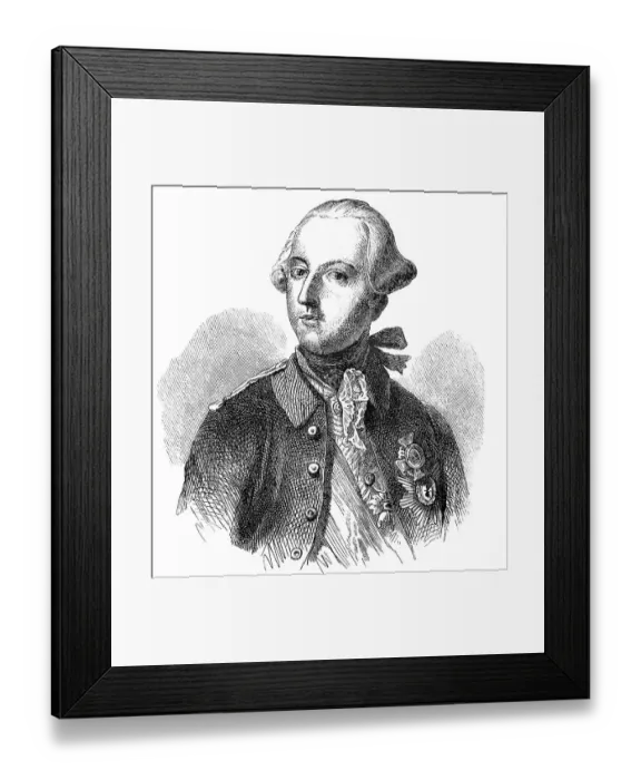Framed Print : Historical drawing from the 19th century Framed Print : Historical drawing from the 19th century
