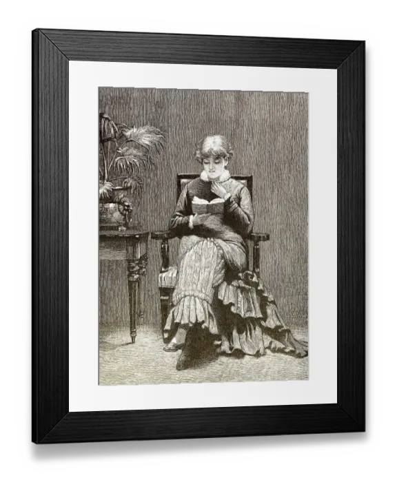 Framed Print : Historical drawing from England