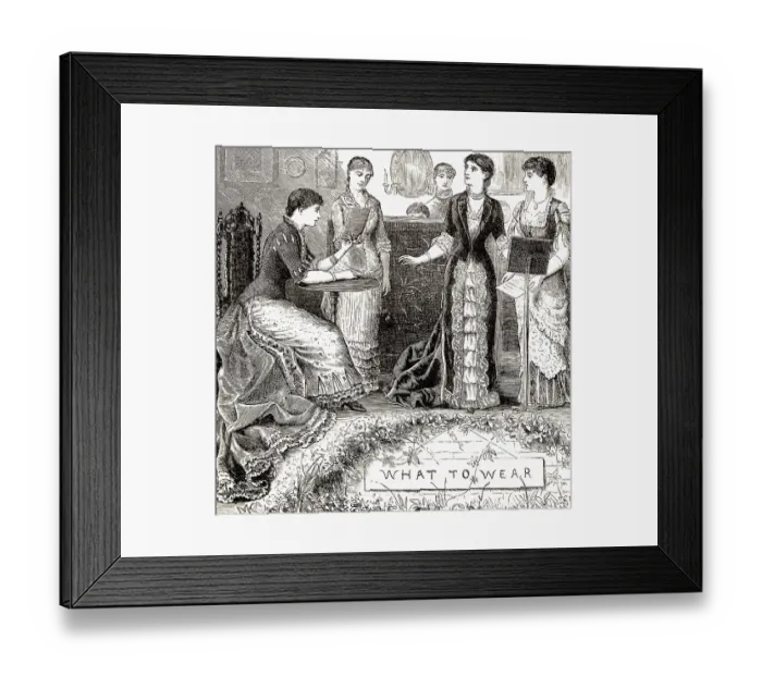 Framed Print : Historical drawing from England Framed Print : Historical drawing from England