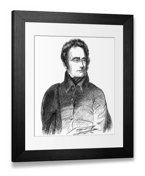 Framed Print : Historical drawing from the 19th century Framed Print : Historical drawing from the 19th century