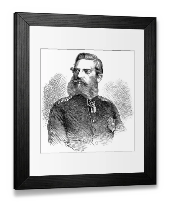 Framed Print : Historical drawing from the 19th century Framed Print : Historical drawing from the 19th century