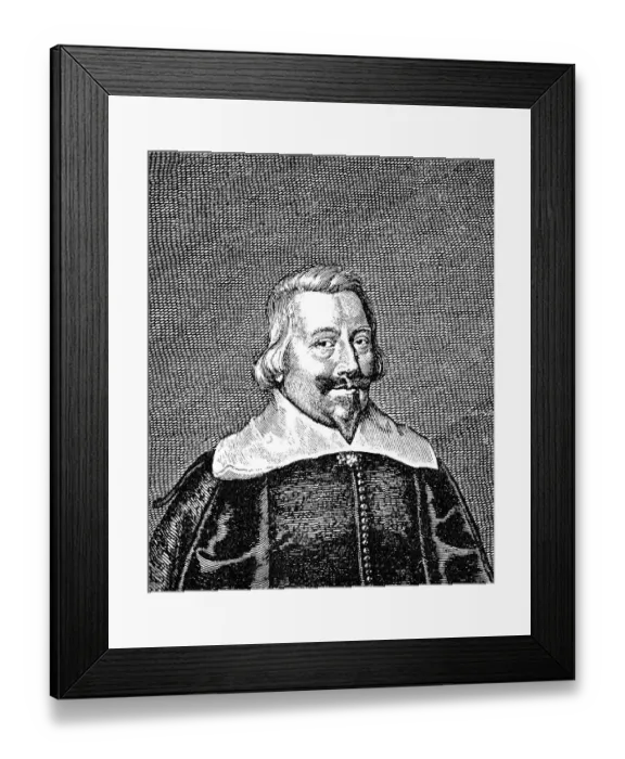 Framed Print : Historic drawing, portrait of John Pym Framed Print : Historic drawing, portrait of John Pym