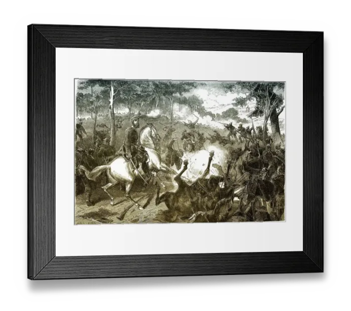 Framed Print : Historical drawing, Friedrich Wilhelm Ludwig IV