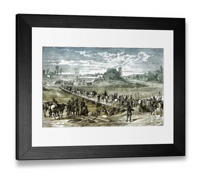 Framed Print : Historical photograph, siege of Paris Framed Print : Historical photograph, siege of Paris