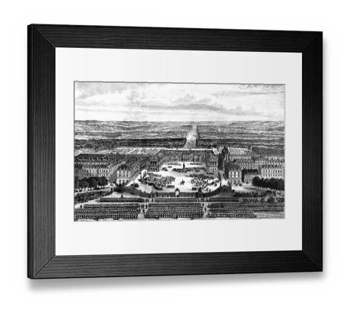Framed Print : The German headquarters in the French Palace of Versailles Framed Print : The German headquarters in the French Palace of Versailles