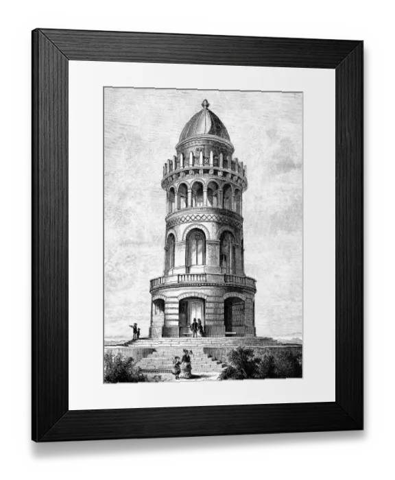 Framed Print : Ernst Moritz Arndt Tower, Rugard Framed Print : Ernst Moritz Arndt Tower, Rugard