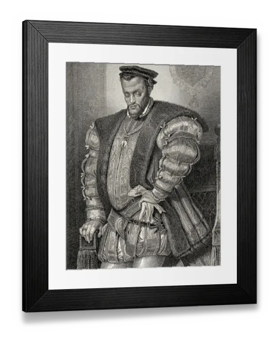 Framed Print : Philip II, King of Spain, character from the drama Don Carlos Framed Print : Philip II, King of Spain, character from the drama Don Carlos