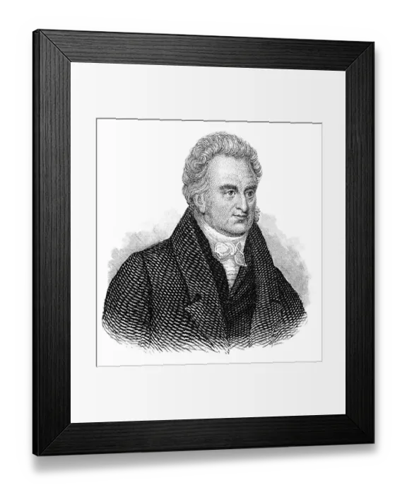 Framed Print : Portrait of William Roscoe, 1753 - 1831 Framed Print : Portrait of William Roscoe, 1753 - 1831