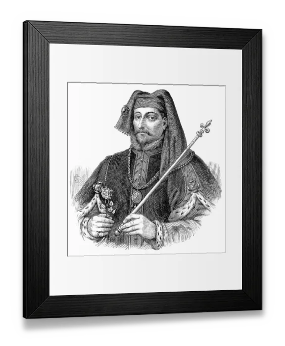 Framed Print : Portrait of Henry IV or Henry of Bolingbroke