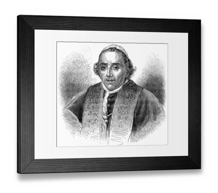 Framed Print : Pope Pius VII, 1742-1823, born Barnaba Niccolo Maria Luigi Chiaramonti