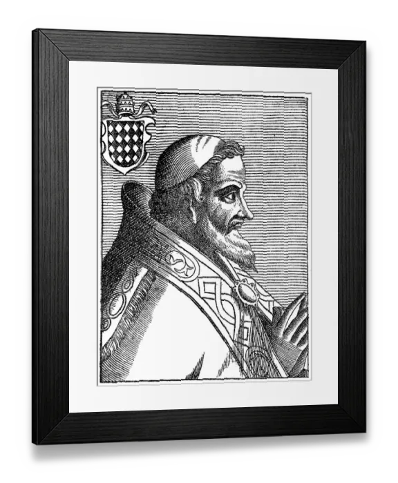 Framed Print : Pope Damasus II, born Poppo of Brixen