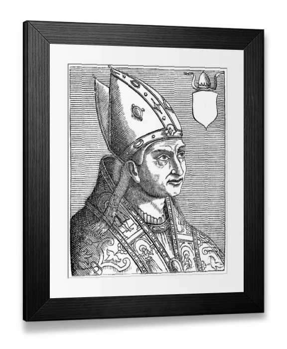 Framed Print : Pope Theodore I or Theodorus I Framed Print : Pope Theodore I or Theodorus I