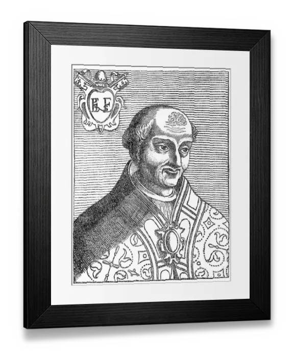 Framed Print : Pope Benedict III or Benedictus III