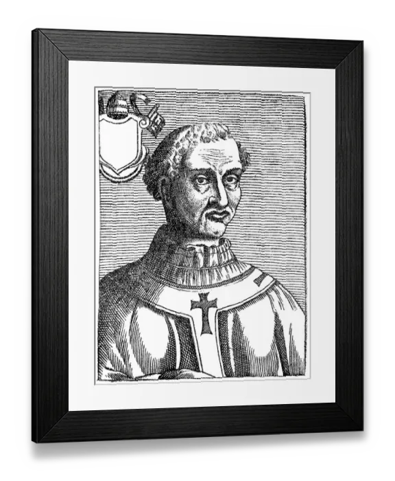 Framed Print : Pope Adrian III or Adrianus III