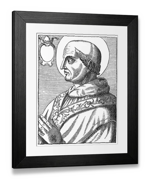 Framed Print : Pope Lando or Landus, Pope from 913 to 914